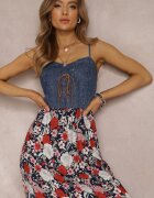 rosa Rochie Bleu marin Tarain