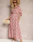 rosa Rochie Cămașă Roz-Roșu Castorius