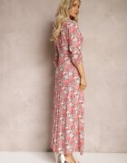rosa Rochie Cămașă Roz-Roșu Castorius