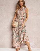 rosa Rochie cămașă Roz-Verde Doraemon