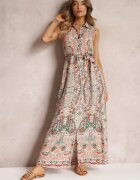 rosa Rochie cămașă Roz-Verde Doraemon