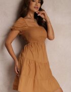 rosa Rochie Maro din Bumbac Fjellon