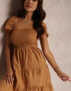 rosa Rochie Maro din Bumbac Fjellon