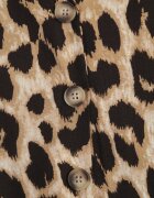 rosa Rochie Maro Imprimeu leopard din Viscoză cu croi evazat cu cordon Meliri