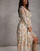 rosa Rochie Maxi mentă cu Decolteu petrecut și elastic cu legătură în talie Alret