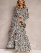 rosa Rochie Negru-Alb Chrysane