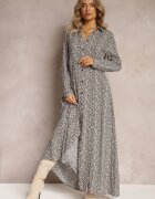 rosa Rochie Negru-Alb Chrysane