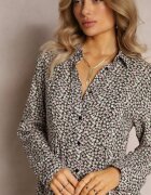 rosa Rochie Negru-Alb Chrysane