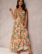 rosa Rochie Portocalie Nourane