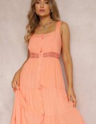 rosa Rochie Portocalie Sinaya