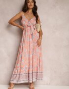 rosa Rochie Portocalie Zinsey