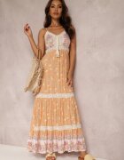 rosa Rochie Portocaliu-Roz Fjorrit