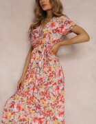 rosa Rochie Roșu-Albastră Nolwyn