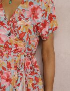 rosa Rochie Roșu-Albastră Nolwyn
