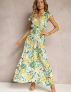 rosa Rochie Verde-Bej Fionowen