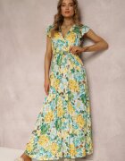 rosa Rochie Verde-Bej Fionowen