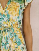 rosa Rochie Verde-Bej Fionowen