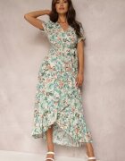 rosa Rochie Verde-Bej Nolwyn