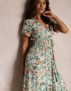 rosa Rochie Verde-Bej Nolwyn
