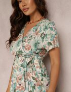 rosa Rochie Verde-Bej Nolwyn