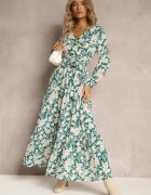 rosa Rochie Verde Chrysice