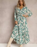 rosa Rochie Verde Chrysice