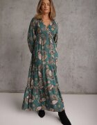 rosa Rochie Verde Demestra
