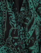 rosa Rochie Verde închis Cloche cu cordon de legat Blerore