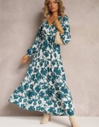 rosa Rochie Verde Kharano