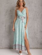 rosa Rochie Verde mentă Zinsey
