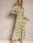 rosa Rochie Verde Petrecută Maxi Fisa