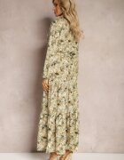 rosa Rochie Verde Petrecută Maxi Fisa