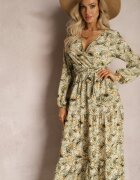 rosa Rochie Verde Petrecută Maxi Fisa