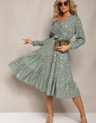 rosa Rochie Verde Sundove