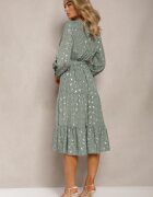 rosa Rochie Verde Sundove
