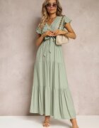 rosa Rochie Verde Tantysus