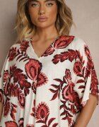 rosita Rochie Bordo cu Viscoză In și Zirconii Sadevore