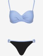 rosse line Bikini Albastru deschis Chiloți slip și Sutien cu încrețituri Sepiana