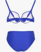 rosse line Bikini Albastru Slip și Sutien cu Zirconii Tenumela