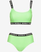 rosse line Bikini Chiloți tip slip verde deschis și Top sport Decorați cu inscripții Nevoneira