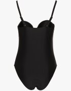 rosse line Costum de baie Negru cu legătură ornamentală Temelea