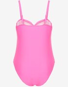 rosse line Costum de baie Roz cu Legătură Decorativă Temelea