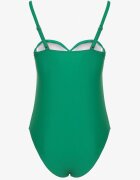 rosse line Costum de baie verde închis cu legătură decorativă Temelea