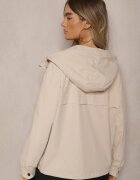 rosse line Jachetă Bej în stil windbreaker decorată cu buzunare Bralisa