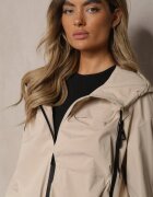 rosse line Jachetă Bej în stil windbreaker decorată cu buzunare Bralisa