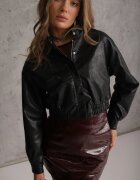 rosse line Jachetă de tranziție bomber crop Acalline Neagră