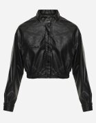 rosse line Jachetă de tranziție bomber crop Acalline Neagră