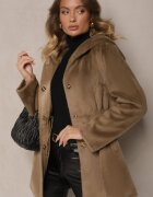 rosse line Jachetă Parka De blană Verde închisă Cu glugă Evelinne