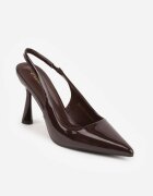  Sandale Maro Lăcuite Stiletto tip Slingback Ulios