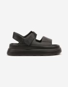  Sandale Negre cu platformă stil sportiv Lisilia